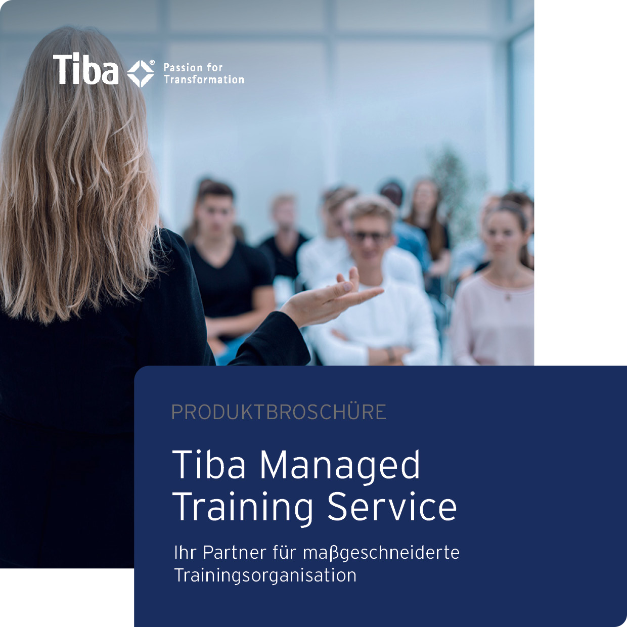 Produktbroschüre Tiba Managed Training Service